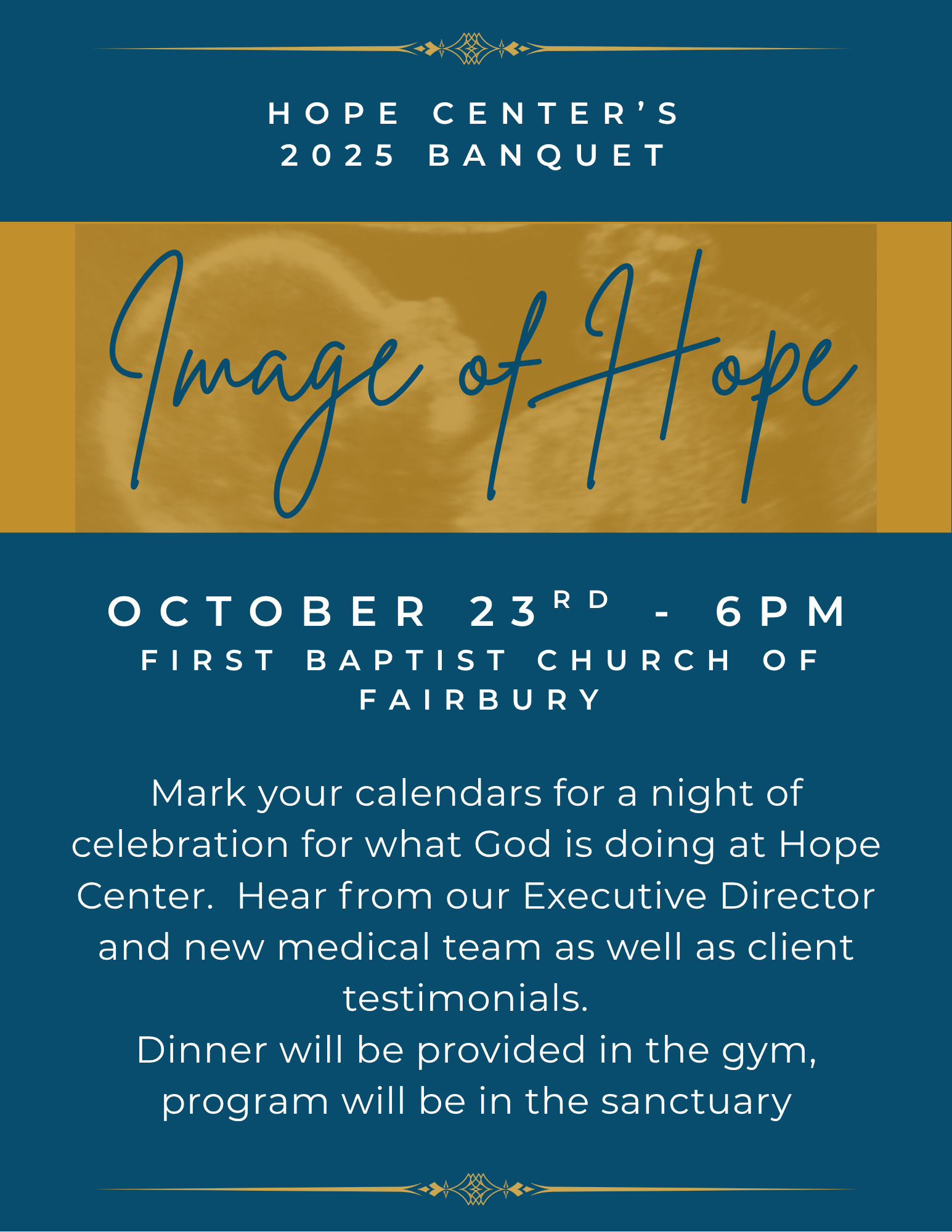 Banquet flier (FB and Website)
