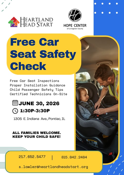 car seat safety check flyer